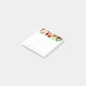 Trendy Kleurrijke Waterverf Floral  Flowers Post-it® Notes (Schuin)