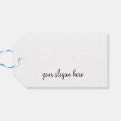 Trendy Kleurrijke Waterverf Oog Make-up Artiest Cadeaulabel (Achterkant Horizontaal)