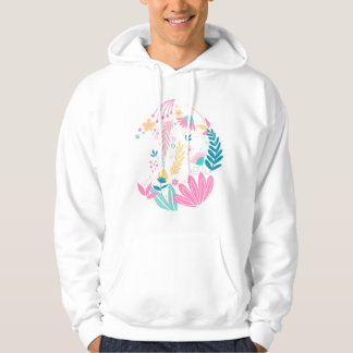 Trendy kleurrijke Wildflower Gift Hoodie
