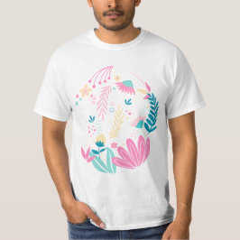 Trendy kleurrijke Wildflower Gift T-shirt