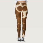 Trendy Koe Faux Leather Elegant Collectie Leggings (Voorkant)