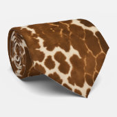 Trendy Koe Faux Leather Elegant Collectie Stropdas (Opgerold)