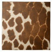 Trendy Koe Faux Leather Elegant Collectie Tegeltje (Voorkant)