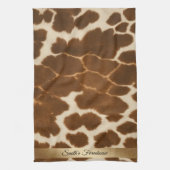 Trendy Koe Faux Leather Elegant Collectie Theedoek (Verticaal)