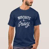 Trendy-koekjes en -grijs t-shirt (Voorkant)