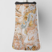Trendy Koel Marmer Goud Touch Golfheadcover (Draai 90)