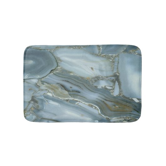 Trendy Koel Marmer Patroon Badmat (Voorkant)