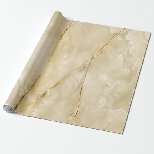 Trendy Koel Marmer Patroon Steen Textuur Cadeaupapier (Uitgerold)