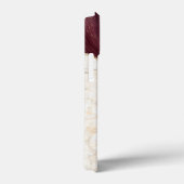 Trendy Koele Marmer,Burgundy Goud Case-Mate iPhone Case (Achterkant / Rechts)