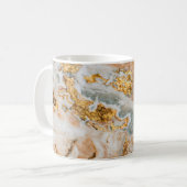 Trendy Koele Marmer Goud Touch Koffiemok (Voorkant links)