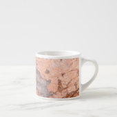 Trendy Koele Marmer Steen Textuur Espresso Kop (Rechts)