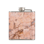 Trendy Koele Marmer Steen Textuur Heupfles (Achterkant)