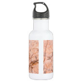 Trendy Koele Marmer Steen Textuur Waterfles (Achterkant)