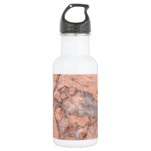 Trendy Koele Marmer Steen Textuur Waterfles