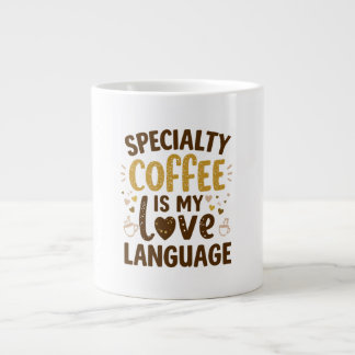 Trendy koffie liefhebber Quote Grote Koffiekop