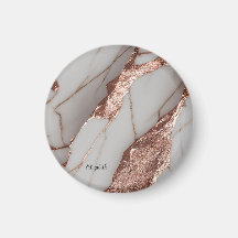 Trendy Koper Glitter Marmer