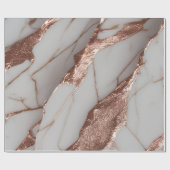 Trendy koper glitters marmer cadeaupapier (Vlak)
