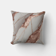 Trendy koper glitters marmer
