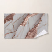 Trendy koperen glitter marmer bad handdoek (Handdoek)