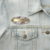 Trendy koperen glitter marmer goud naamplaatje (In situ)