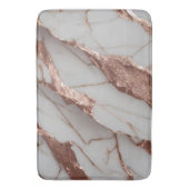 Trendy koperen glittersmarmer badmat (Voorkant Verticaal)