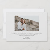 Trendy Krans Bewerkbare Kleur Save The Date Kaart (Achterkant)
