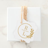 Trendy Krans BEWERKBARE KLEUR Trouwgunst Labels (In situ)