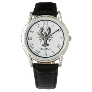 Trendy  kreeft gepersonaliseerd horloge