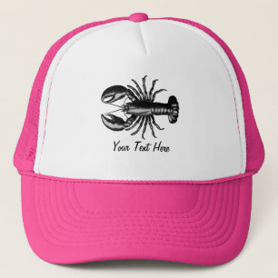Trendy kreeft gepersonaliseerd trucker pet