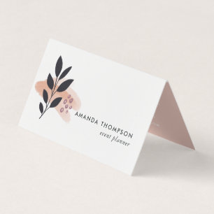Trendy Kwaststreken Collage Logo Toevoegen Visitekaartje