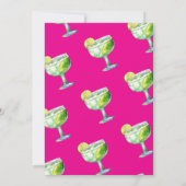 Trendy Laatste Margarita als een Señorita Bachelor Kaart (Achterkant)