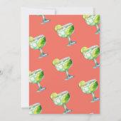 Trendy Laatste Margarita als een Señorita Bachelor Kaart (Achterkant)