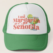 Trendy Laatste Margarita als een Señorita Trucker Pet (Voorkant)