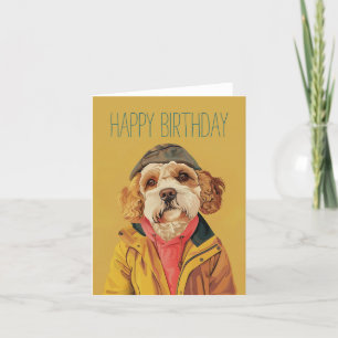 Trendy Labradoodle Kaart