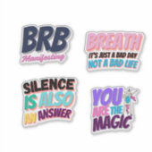 Trendy Laptop Sticker – Aesthetic Vinyl  Sticker  (Voorkant)