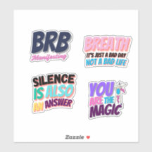 Trendy laptopsticker – esthetische vinylsticker