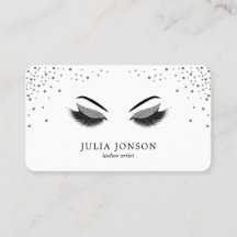 Trendy Lashes met Silver Glitter Makeup Artist