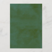 Trendy Laurel Wreath Greenery Baby shower Advieskaart (Achterkant)