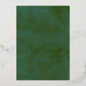 Trendy Laurel Wreath Greenery Vrijgezellenfeest Re Folie Uitnodiging (Achterkant)