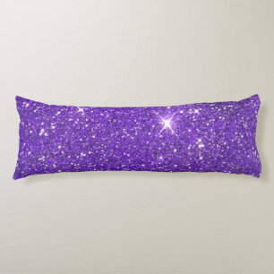 Trendy Lavender Paars Sparking Glitter Glitz Lichaamskussen