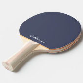 Trendy leigrijs aangepaste pingpongbat tafeltennisbatje (Voorkant Gekanteld)