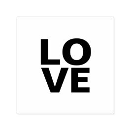 Trendy Leigrijze Achtergrond Liefde Bruiloft  Zelfinktende Stempel