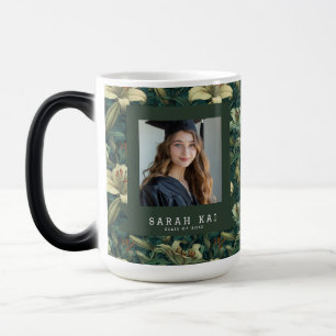 Trendy Lelies Bloemige Afstudeercadeau voor Vrouw Magische Mok