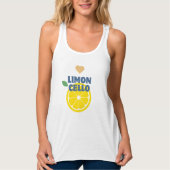Trendy Lemon Heart Limoncello Favoriet Cadeauwinke Tanktop (Voorkant)