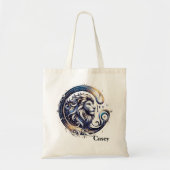Trendy Leo Waterverf Zodiac Design Tote Bag (Voorkant)