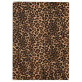 Trendy Leopard Animal Design Klembord (Achterkant)