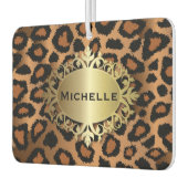 Trendy Leopard Animal Print Luchtverfrisser (Links)