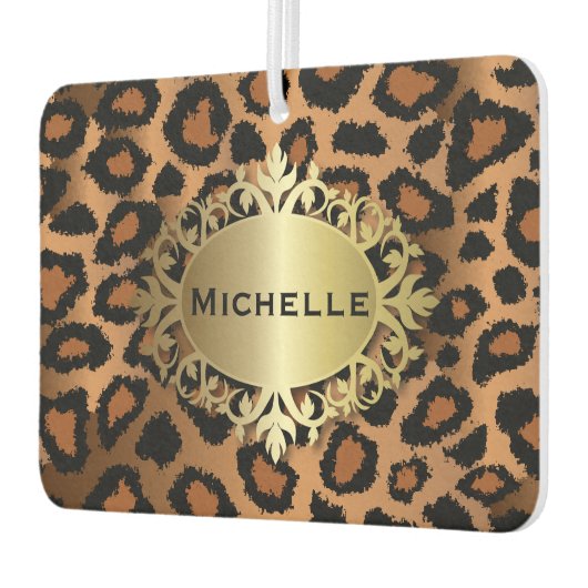 Trendy Leopard Animal Print Luchtverfrisser (Links)
