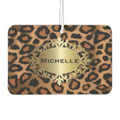 Trendy Leopard Animal Print Luchtverfrisser (Voorkant)