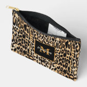 Trendy Leopard Animal Print met Monogram Etui (Open)